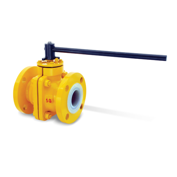 PTFE Lined Ball Valves Lever Operated